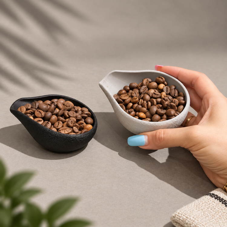 پیمانه قهوه رزفینو مدل Coffee Dosing Scoop در دو سایز ۴۵ و ۸۰ گرم برای اندازهگیری دان قهوه